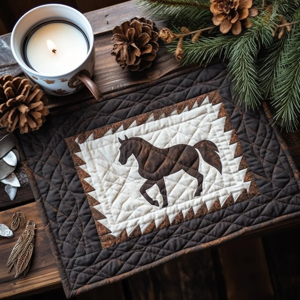 Horse TAI040124304 Quilted Placemats