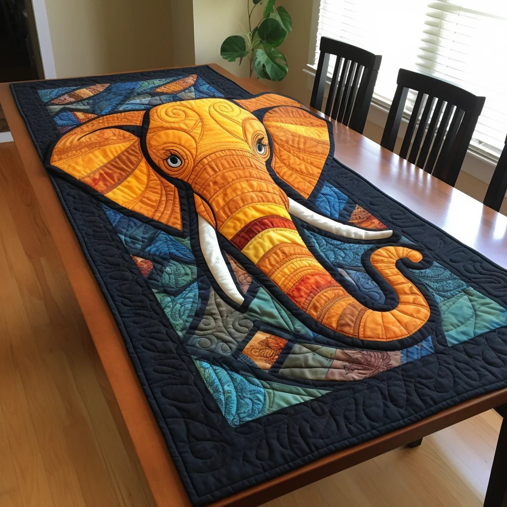 Elephant TAI261223157 Quilted Table Runner