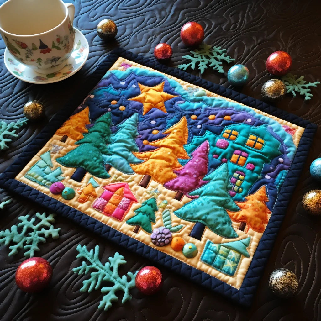 Christmas Tree TAI260224106 Quilted Placemats