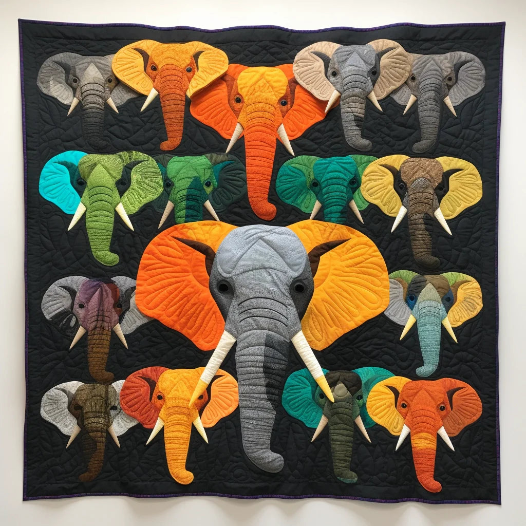 Elephant TAI14112329 Quilt Blanket