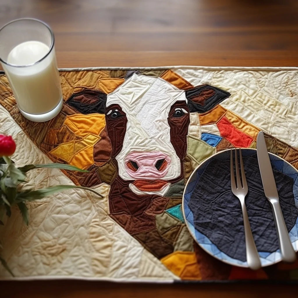 Cow TAI260224086 Quilted Placemats