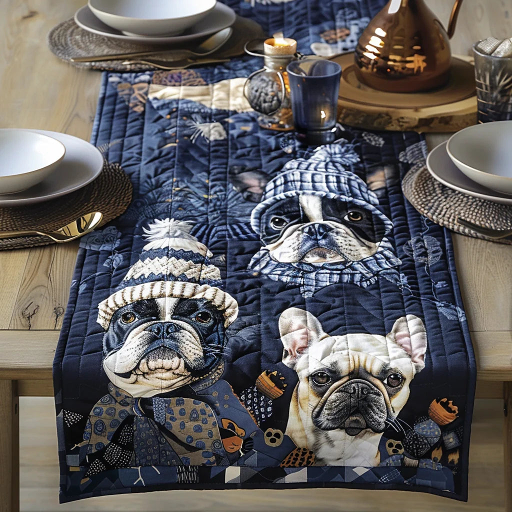 Bulldog TAI020324005 Quilted Table Runner