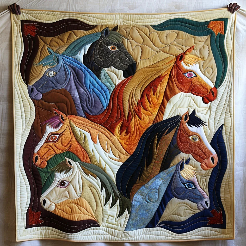 Horse TAI080324027 Quilt Blanket