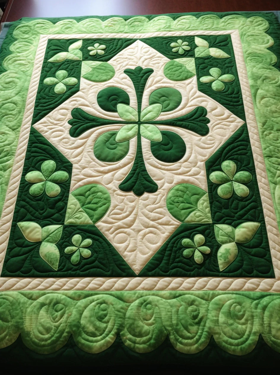 Irish Shamrock TAI260224035 Quilt Blanket