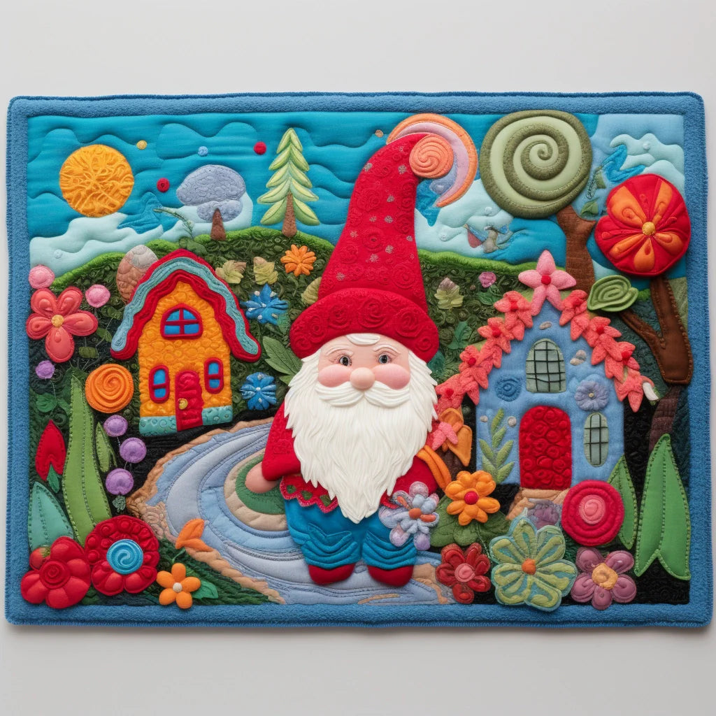 Gnome TAI020324087 Quilted Placemats