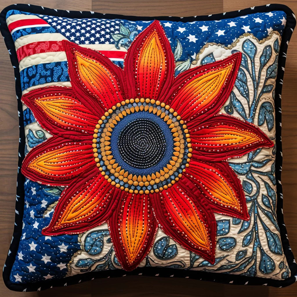 Sunflower TAI060324234 Quilted Pillow Case