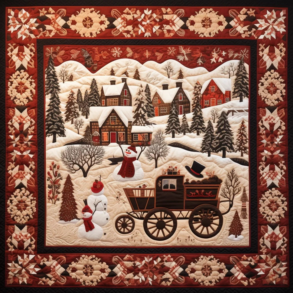 Snowman TAI15112309 Quilt Blanket