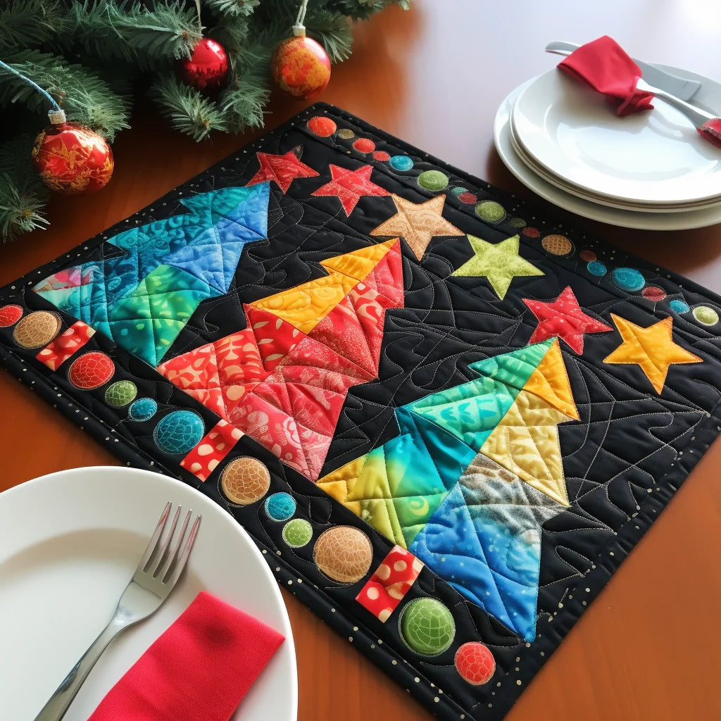 Christmas Tree TAI260224108 Quilted Placemats