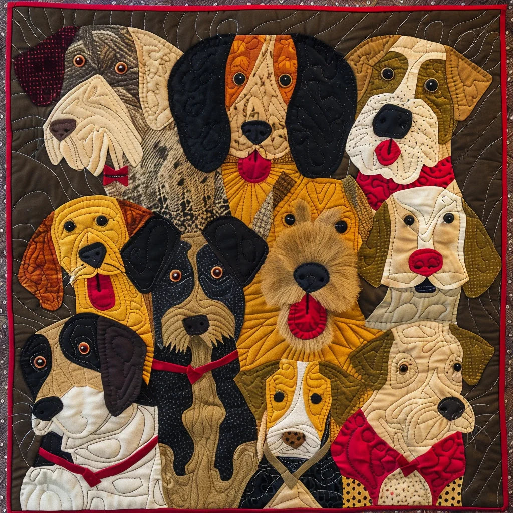 Dogs TAI280224113 Quilt Blanket