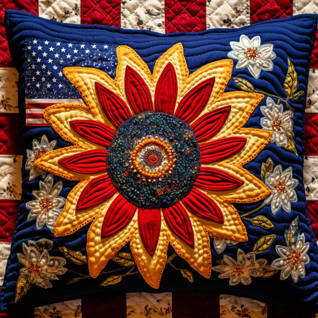 Sunflower TAI060324229 Quilted Pillow Case