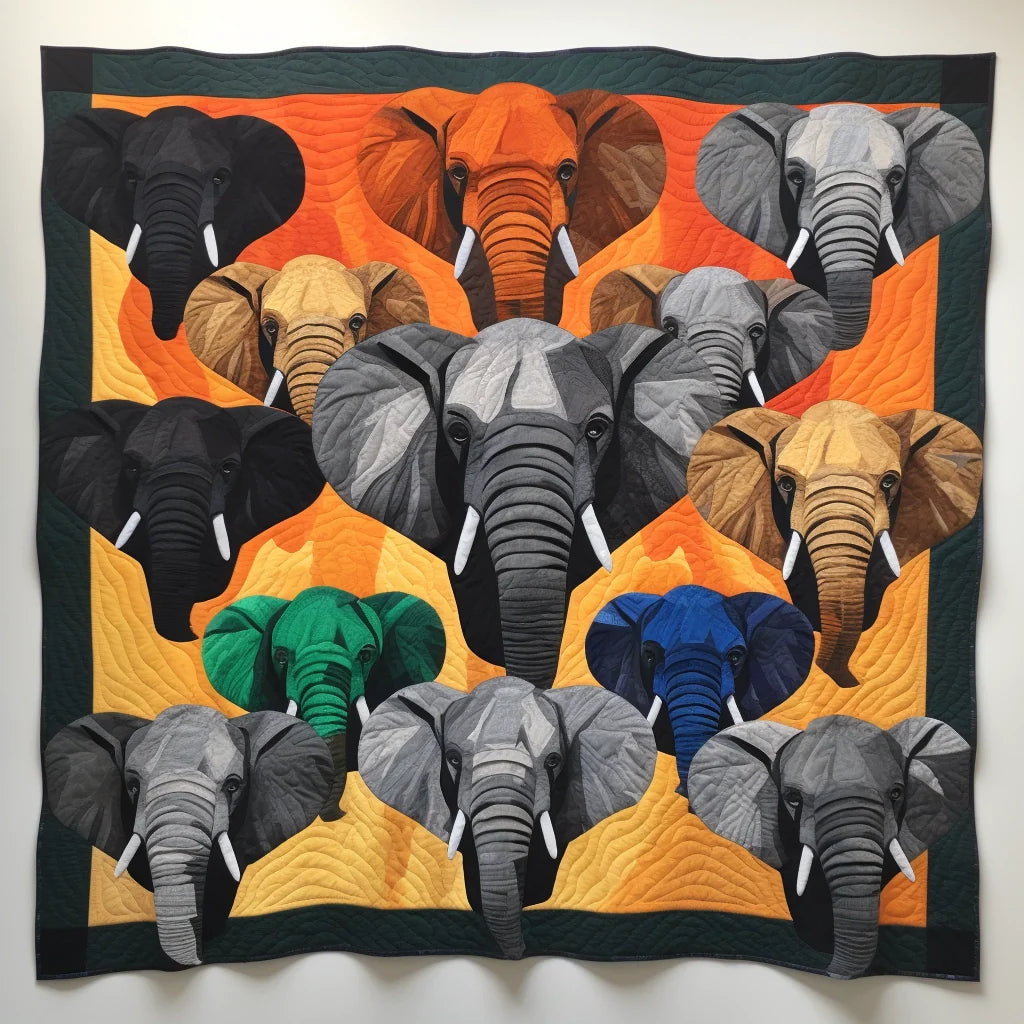 Elephant TAI14112330 Quilt Blanket
