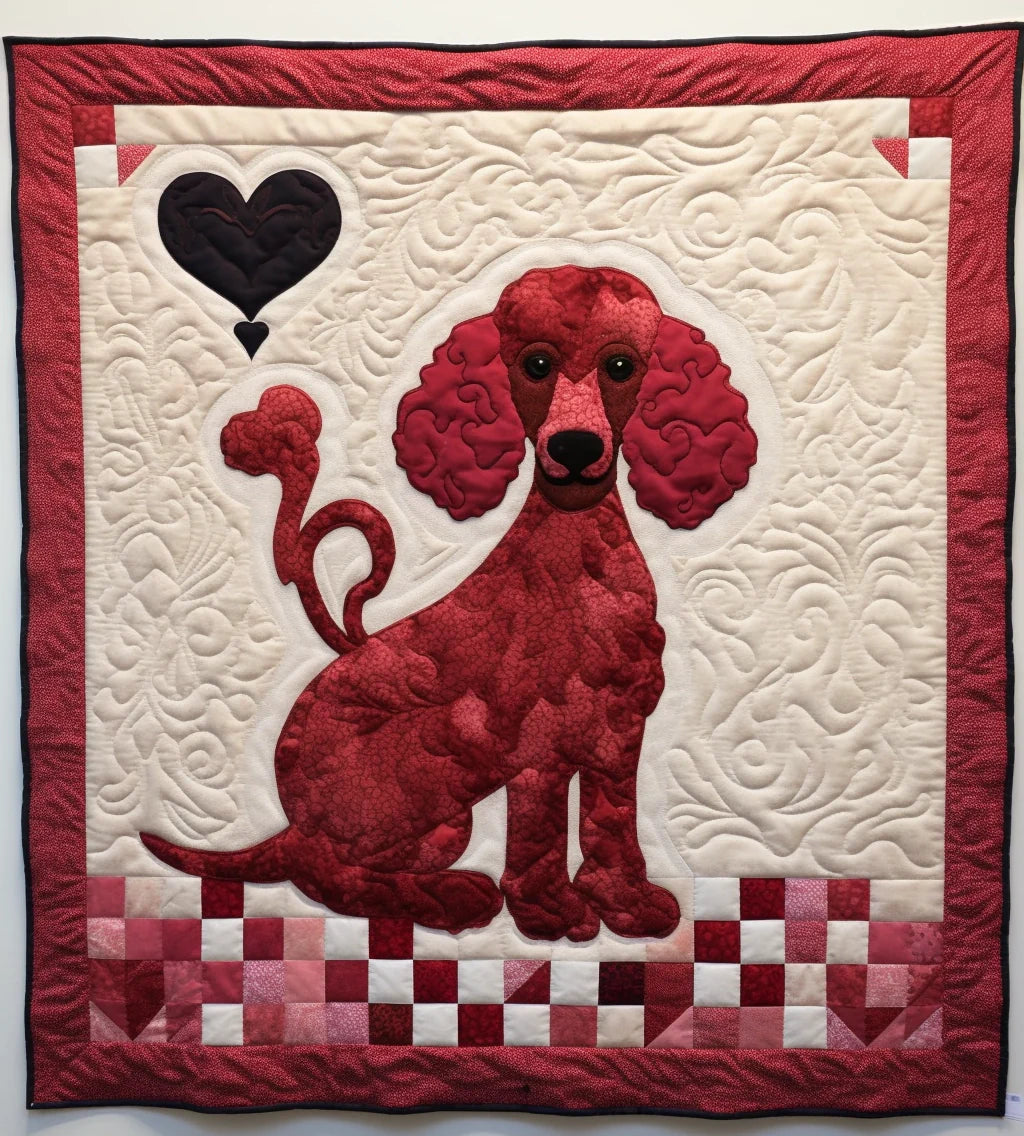 Poodle BL11112322 Quilt Blanket