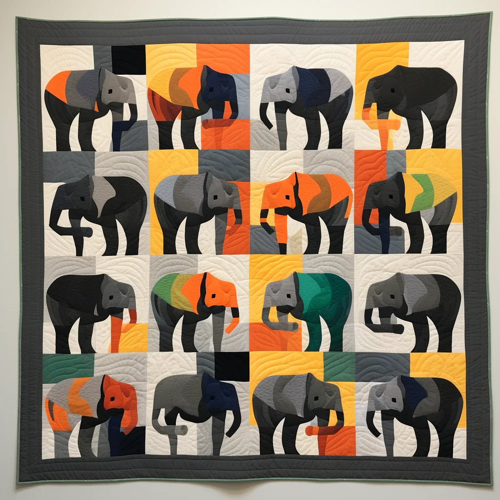 Elephant TAI14112325 Quilt Blanket