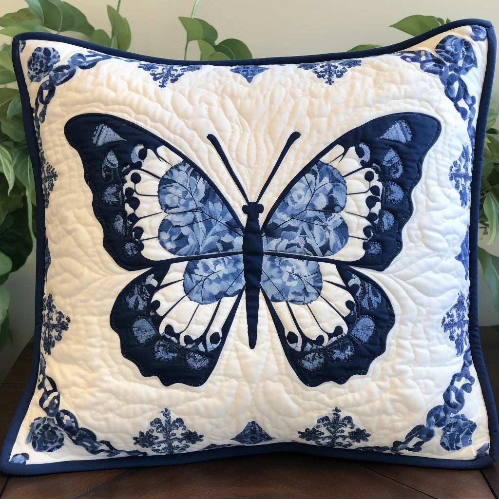 Butterfly TAI060324068 Quilted Pillow Case