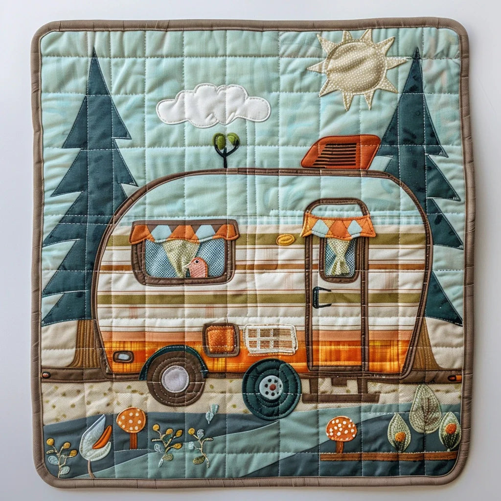 Camping Caravan TAI060324161 Quilted Placemats