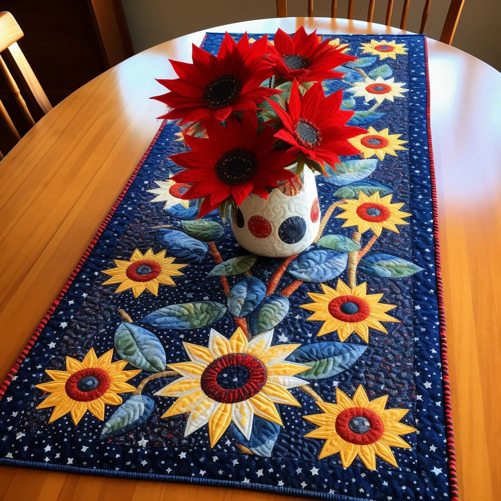 Sunflower TAI280224065 Quilted Table Runner