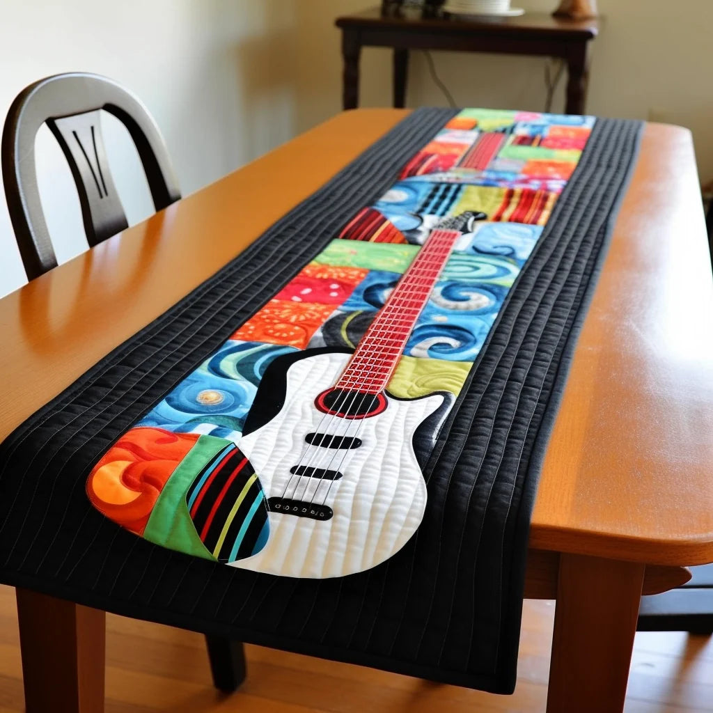 Guitar TAI07122344 Quilted Table Runner