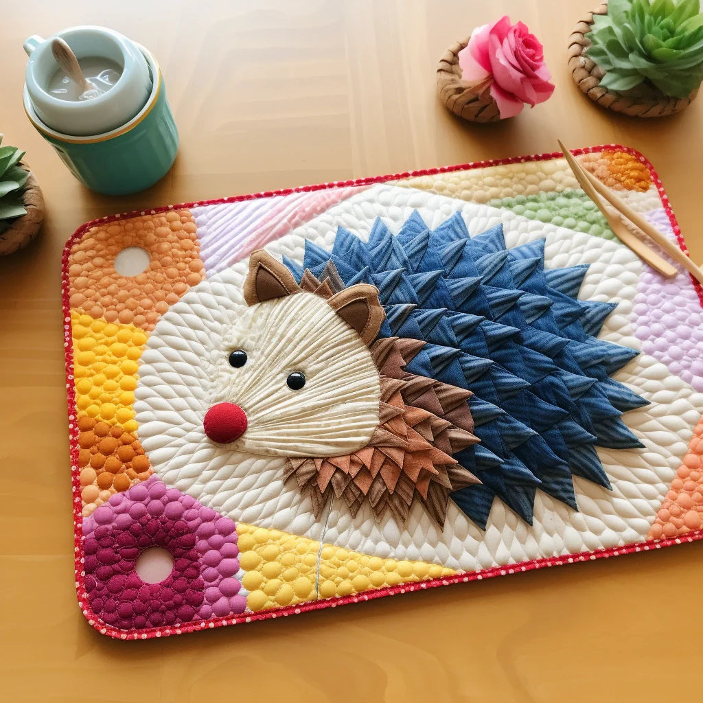 Hedgehog TAI260224146 Quilted Placemats