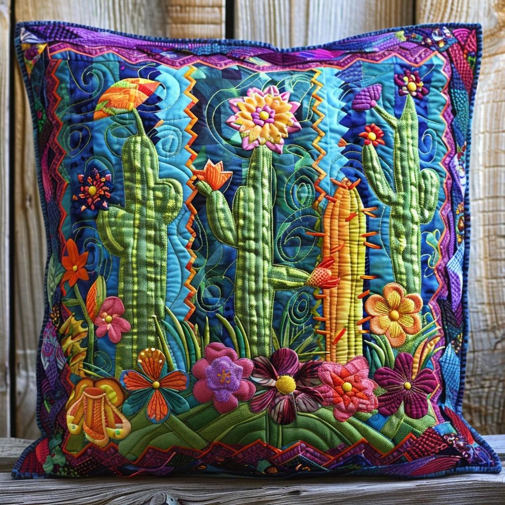 Cactus TAI240424143 Quilted Pillow Case