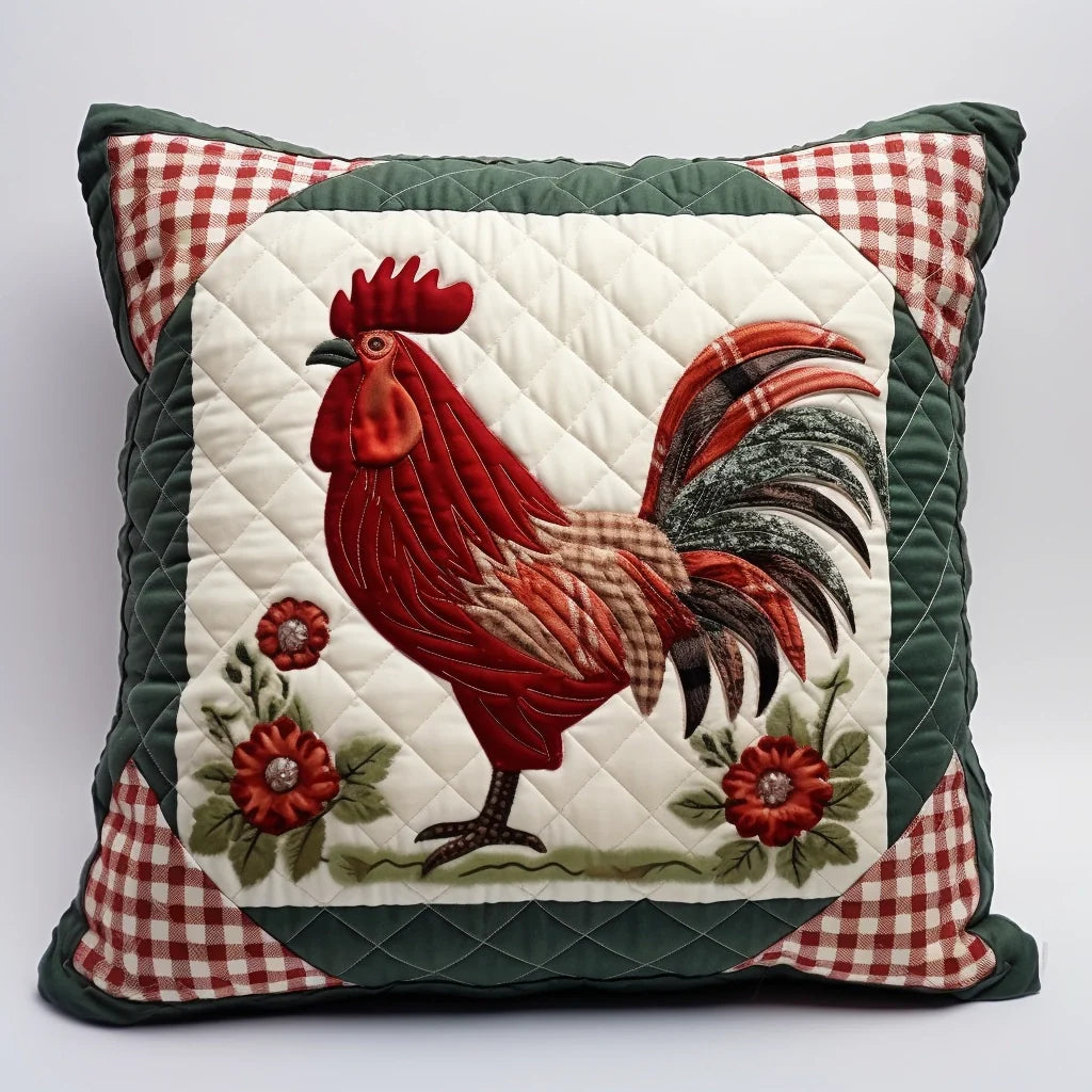 Chicken TAI020324244 Quilted Pillow Case