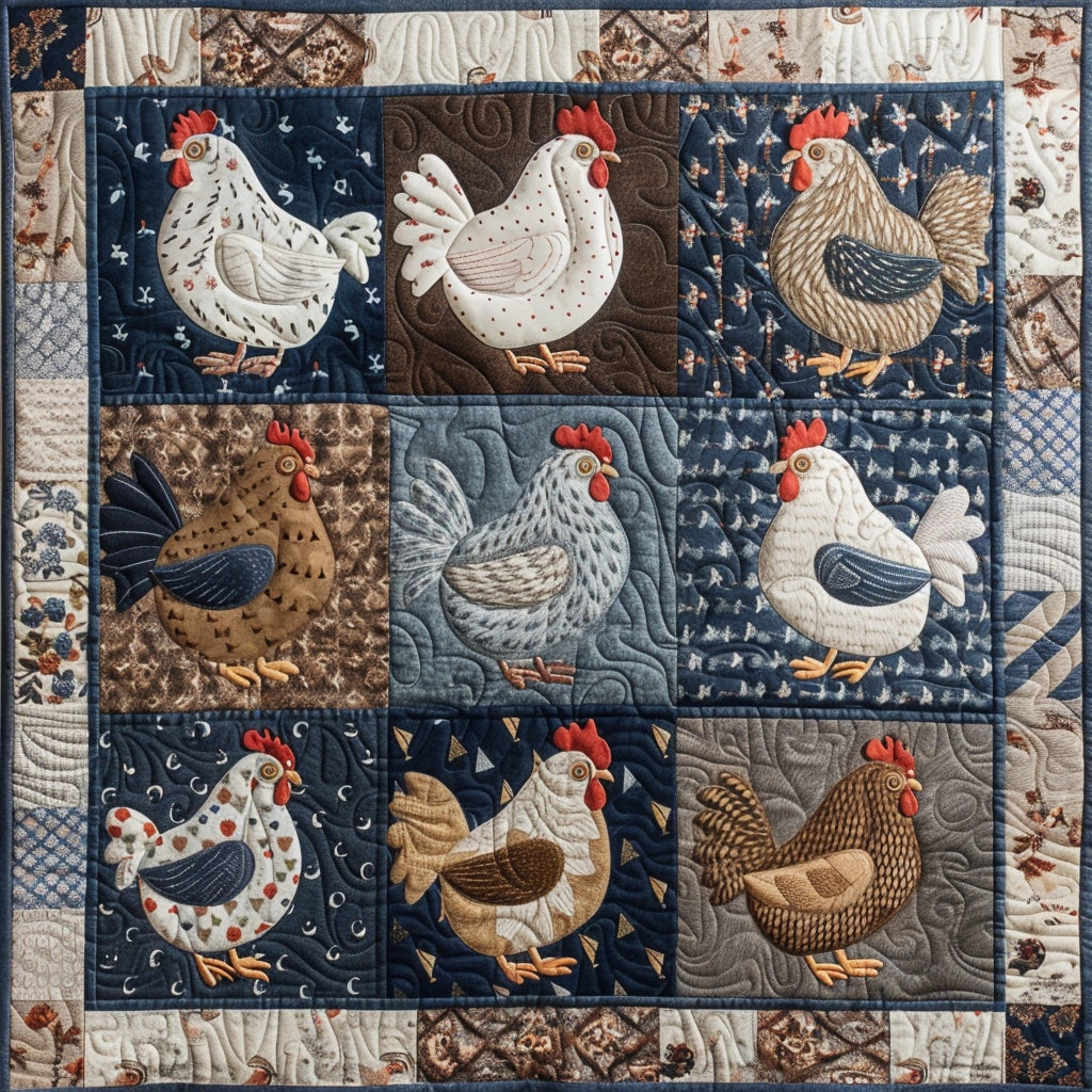 Chicken TAI240424060 Quilt Blanket