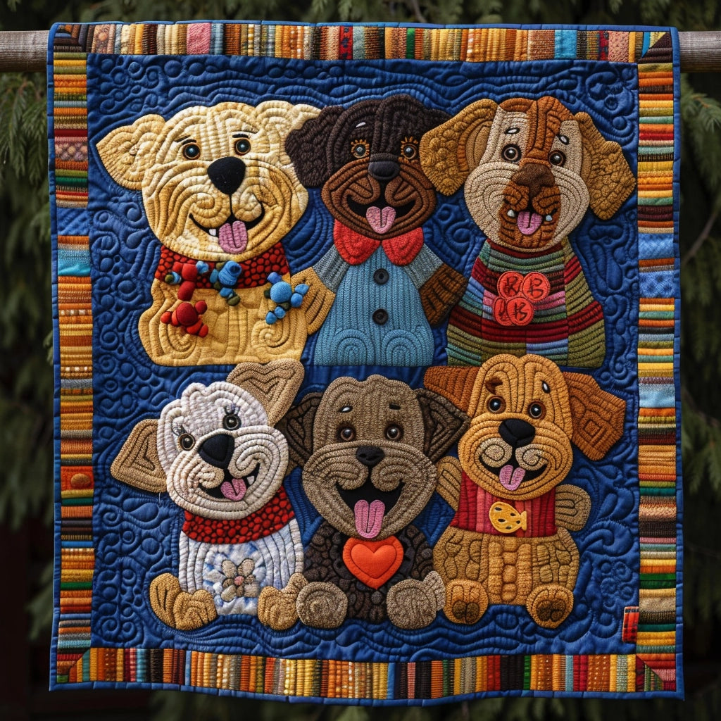 Puppies TAI240424037 Quilt Blanket