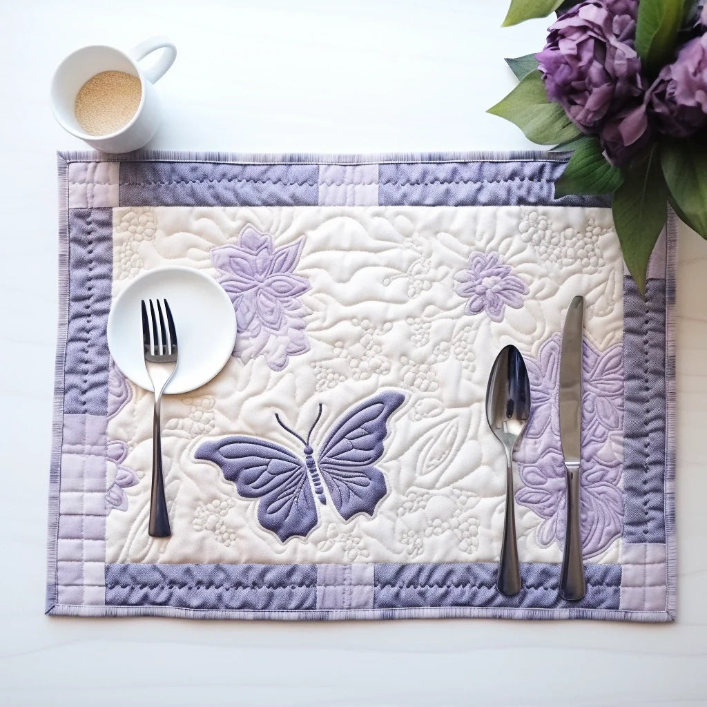 Butterfly TAI040124229 Quilted Placemats