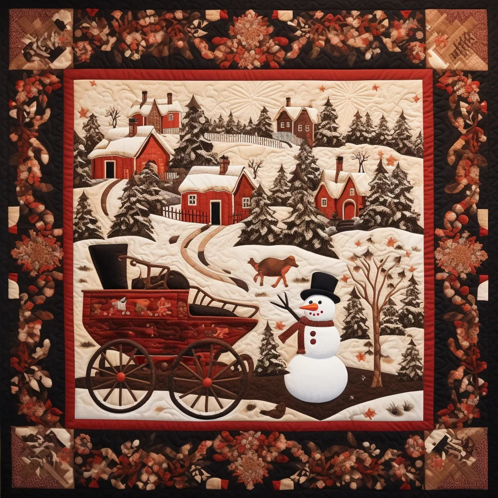 Snowman TAI15112307 Quilt Blanket