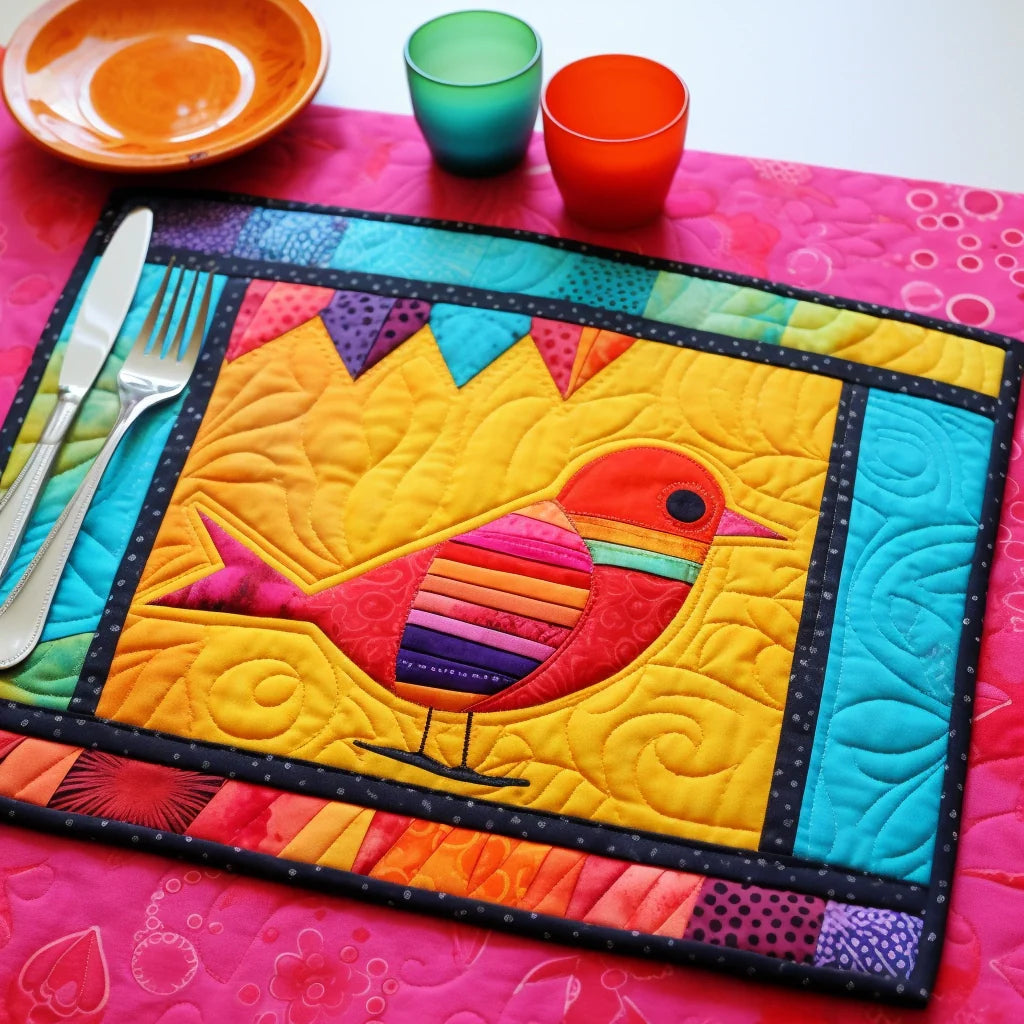 Bird TAI261223164 Quilted Placemats