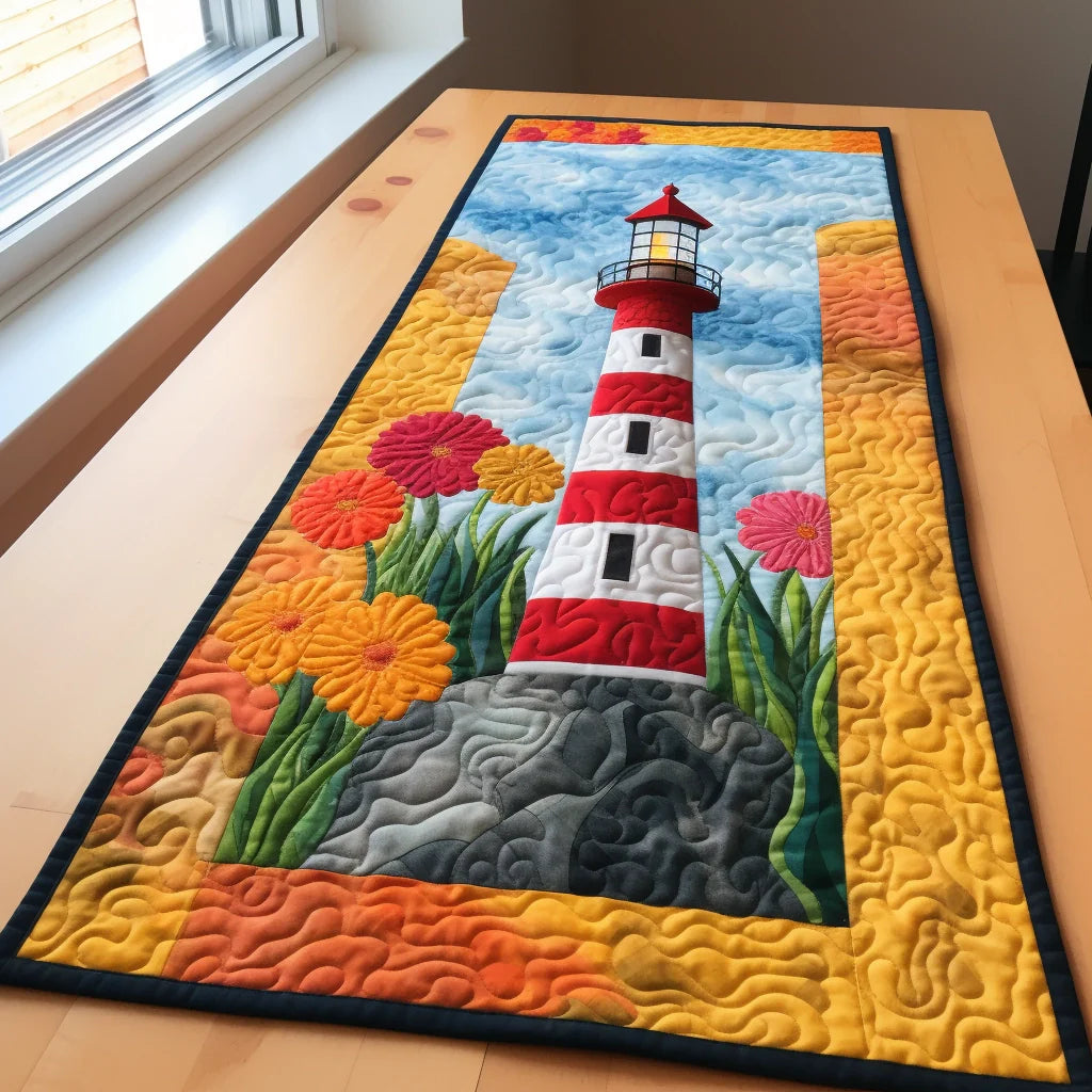 Lighthouse TAI260224285 Quilted Table Runner
