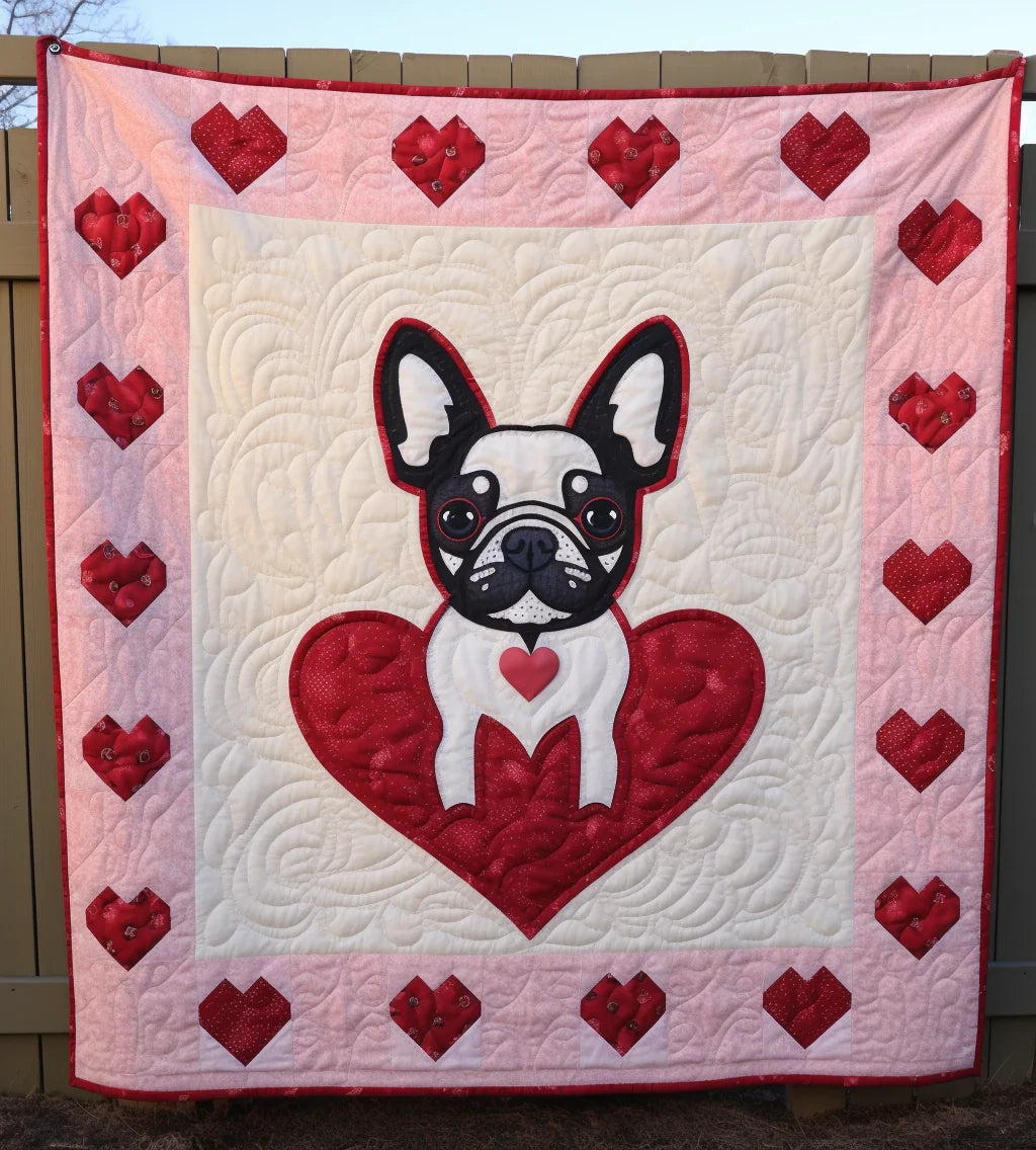 French Bulldog BL11112335 Quilt Blanket