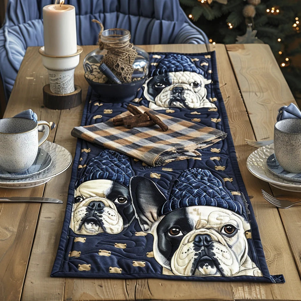 Bulldog TAI020324004 Quilted Table Runner