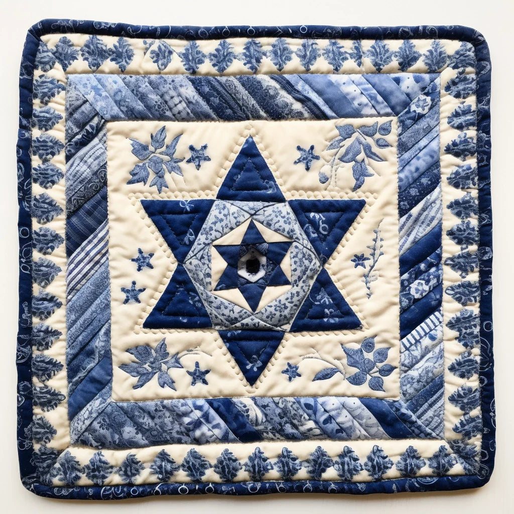Jewish Star Of David TAI040124345 Quilted Placemats