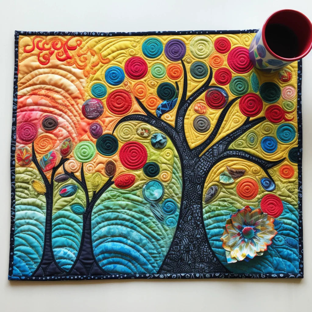 Tree Of Life TAI260224123 Quilted Placemats