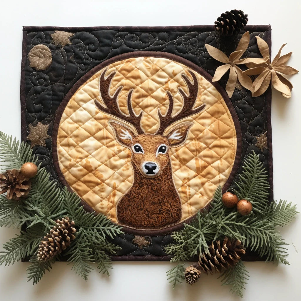 Deer TAI260224091 Quilted Placemats