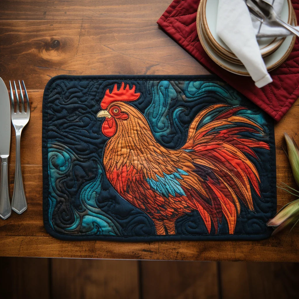 Chicken TAI040124152 Quilted Placemats