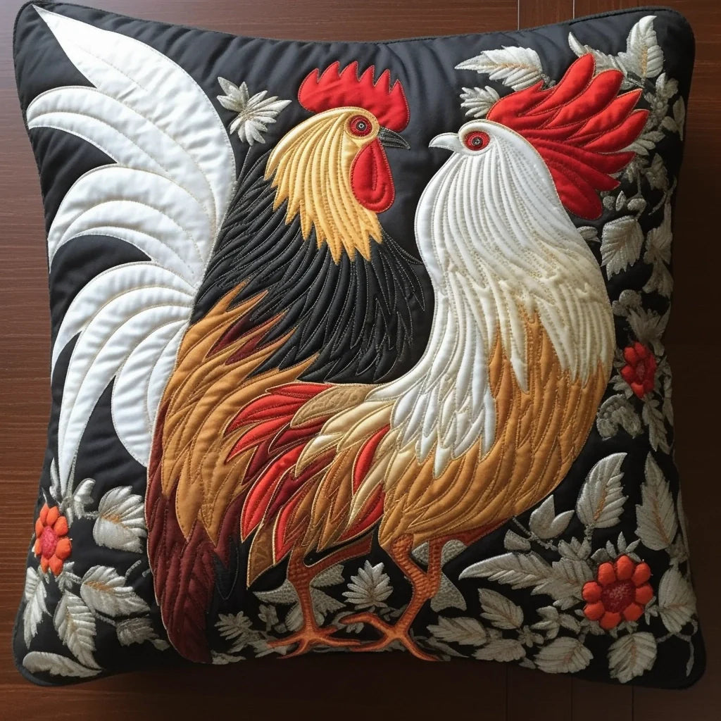 Chicken TAI020324267 Quilted Pillow Case