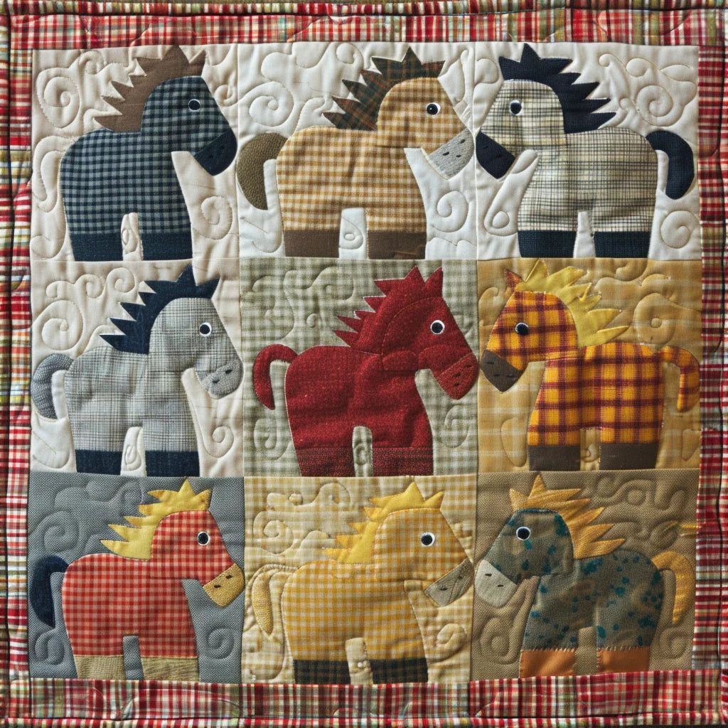 Horse TAI060324205 Quilted Placemats