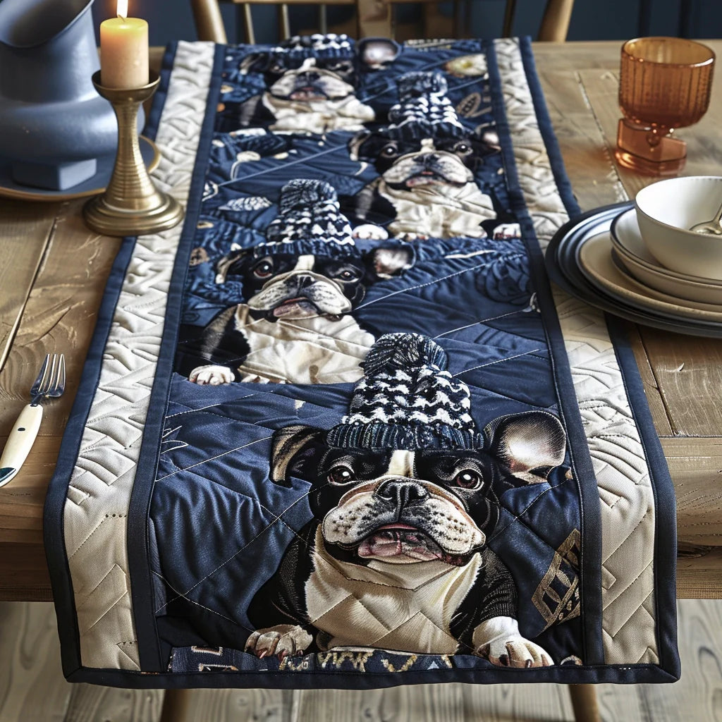 Bulldog TAI020324003 Quilted Table Runner