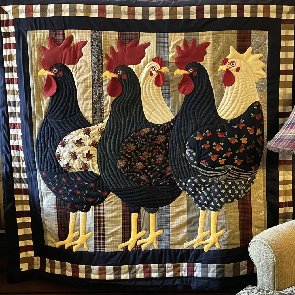 Chicken TAI080324032 Quilt Blanket