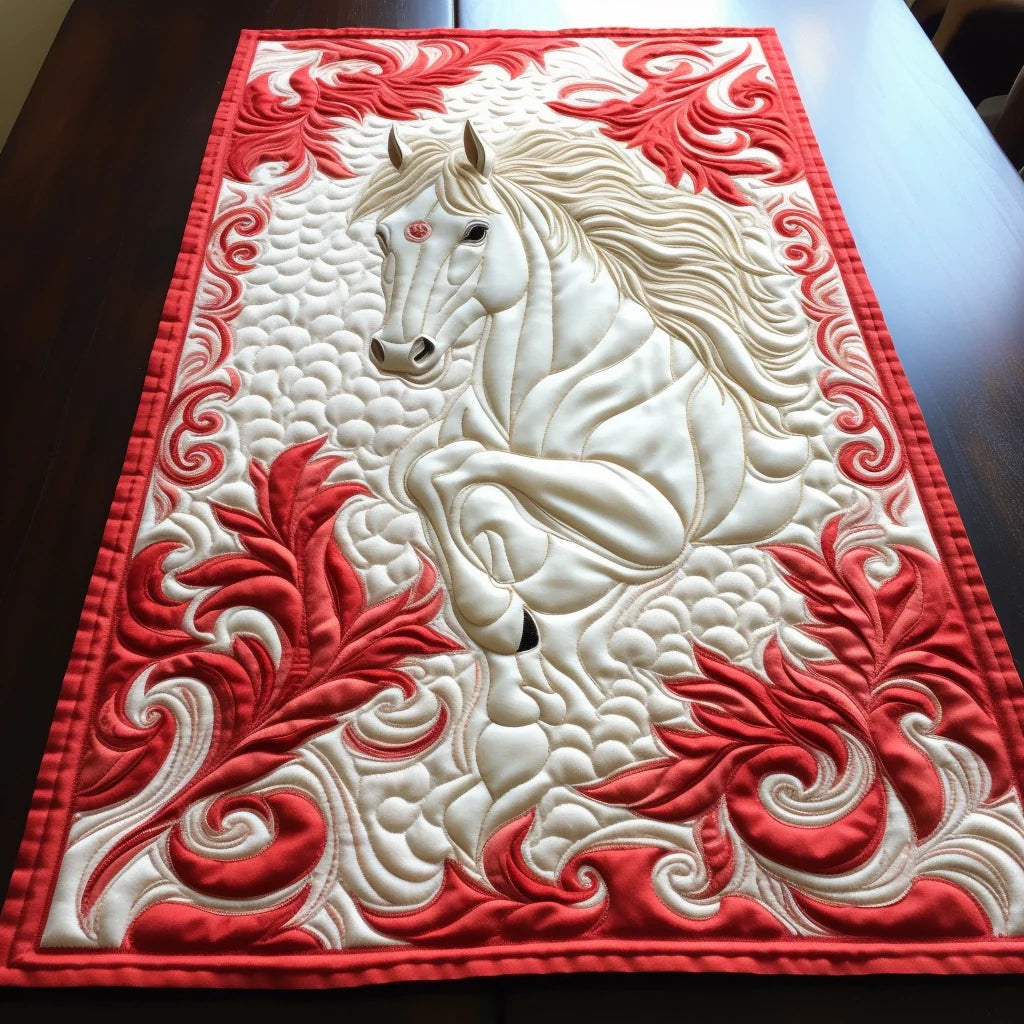 Horse TAI260224501 Quilted Table Runner