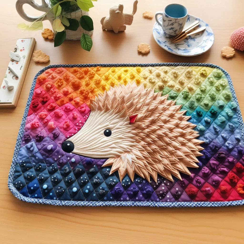 Hedgehog TAI260224147 Quilted Placemats