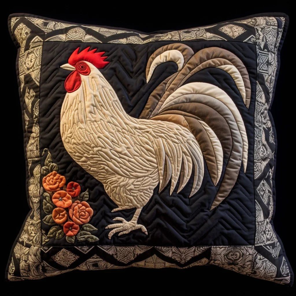 Chicken TAI020324268 Quilted Pillow Case