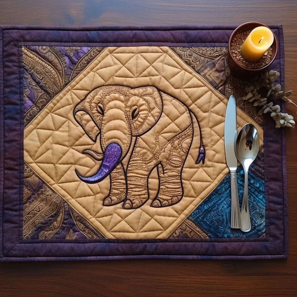 Elephant TAI040124368 Quilted Placemats