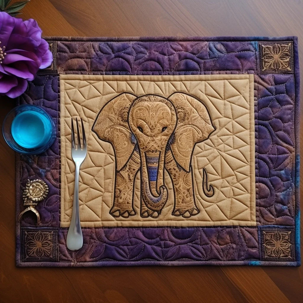 Elephant TAI040124370 Quilted Placemats