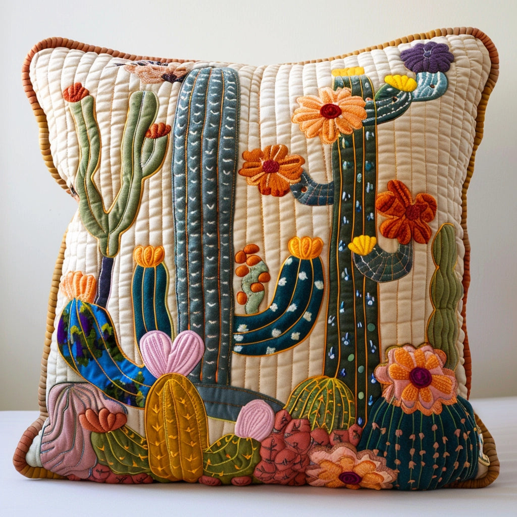 Cactus TAI240424249 Quilted Pillow Case