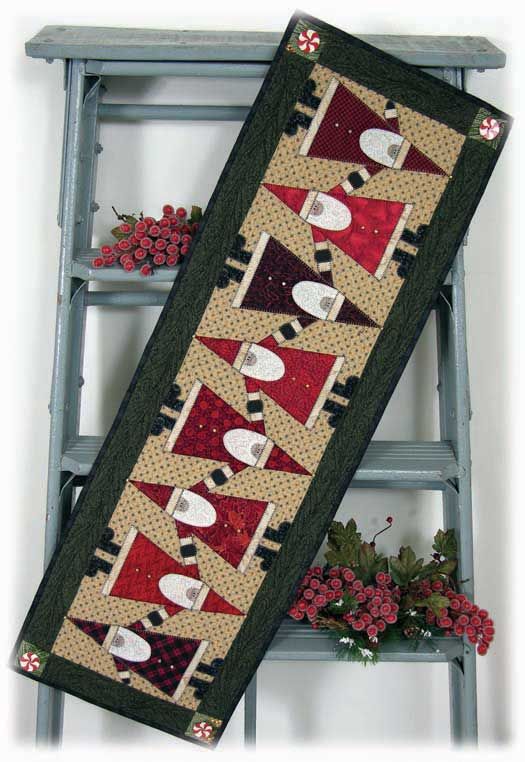 Christmas Gnomes TAI15112343 Quilted Table Runner