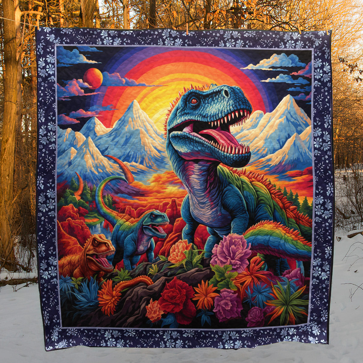 Age Of Dinosaurs CLA11110214Q Art Quilt