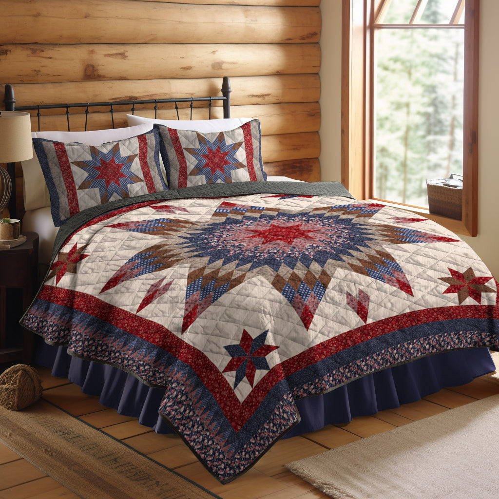 American Star Quilt Bed Set JP200301