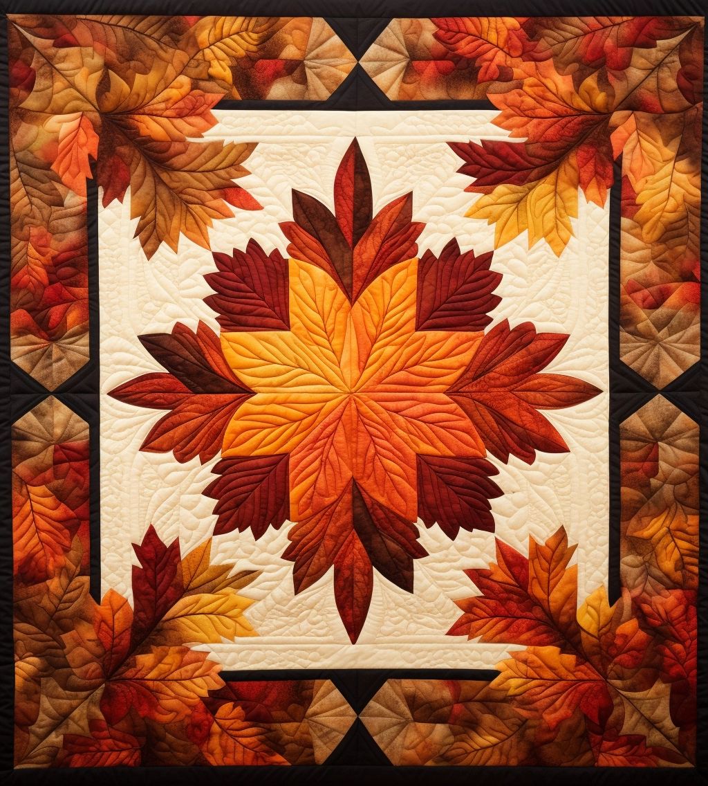 Autumn Leaves BL91123111 Quilt Blanket